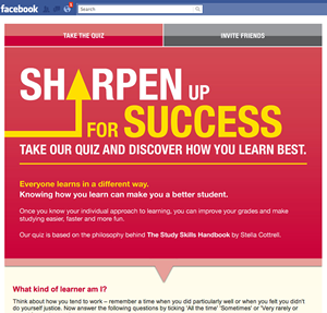 Study Skills Quiz Facebook App